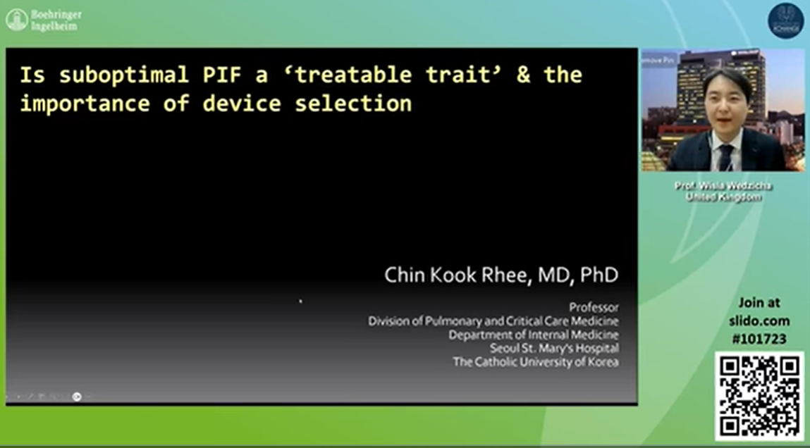 RRX||Is Suboptimal PIF a ‘Treatable Trait’ & The Importance of Device Selection by Prof. Chin Kook Rhee
                                                