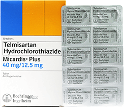 Telmisartan + HCTZ (Micardis Plus®)