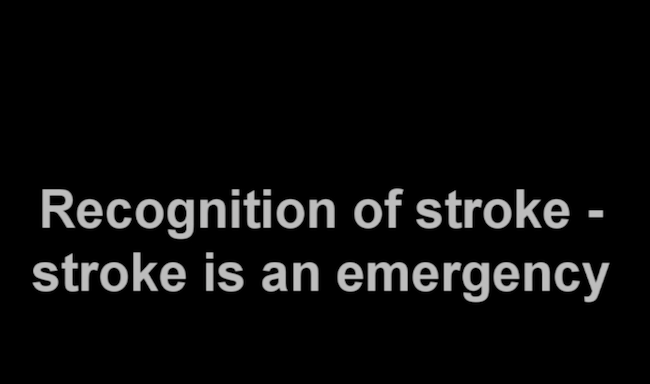 How to recognize Stroke?