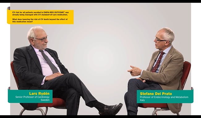What does lowering the risk of CV death? - Lars Ryden