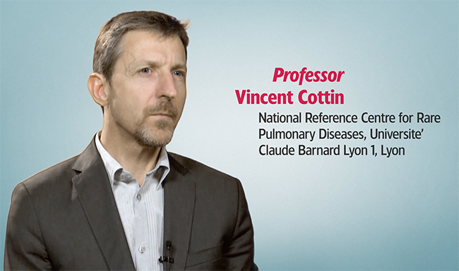 Vincent Cottin discuss symptoms and signs of IPF