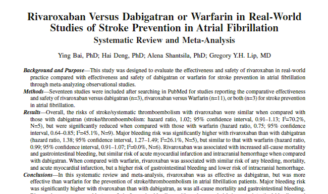 RIVA Meta Analysis