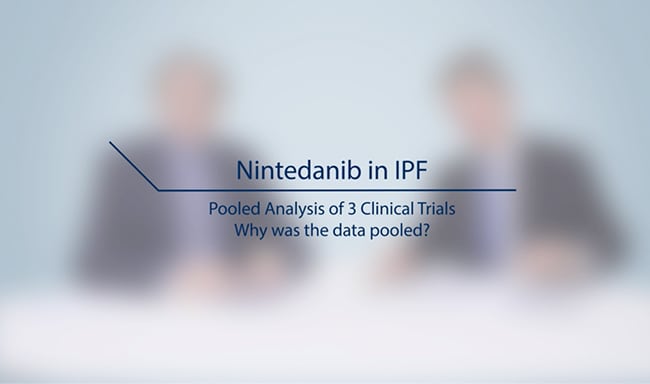 Why was the data of the INPULSIS<sup>®</sup> and TOMORROW trials pooled?