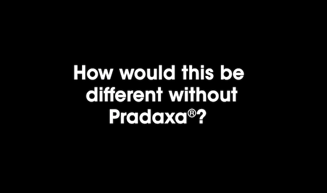 Pradaxa Story in Reverse Video