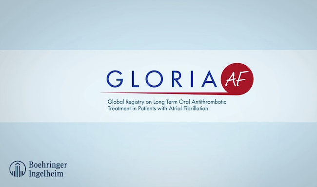 Pradaxa GLORIA-AF infographic animation (abbreviated version without RE-LY EU label analysis) 