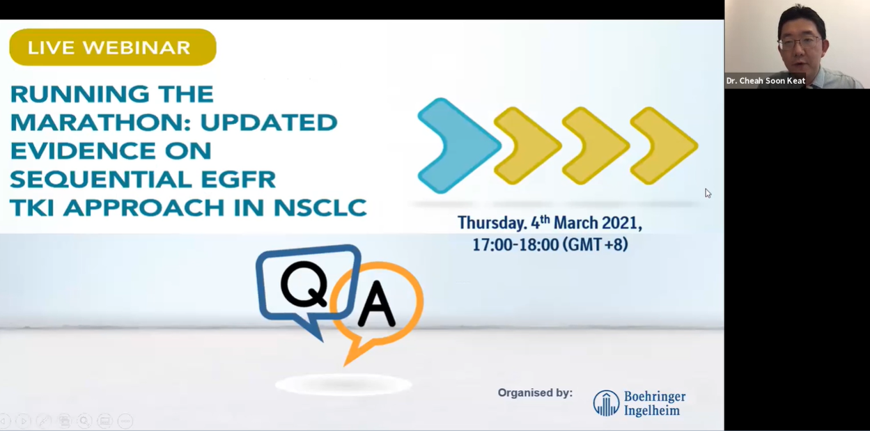 Running the Marathon: Updated Evidence on Sequential EGFR TKI Approach in NSCLC (Q&A session)